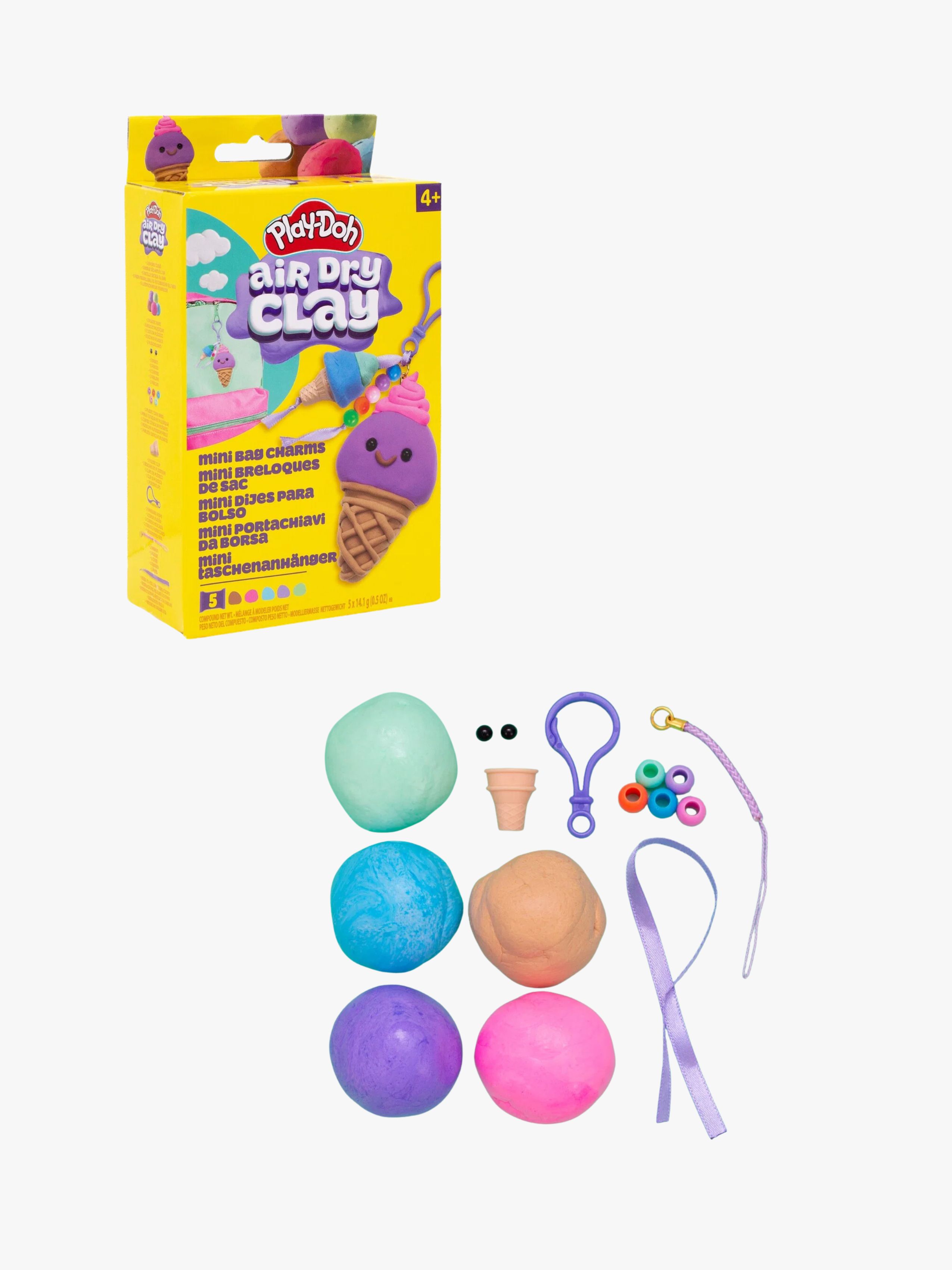 Play-Doh Air Dry Clay Kreativt Sæt Vedhæng Is