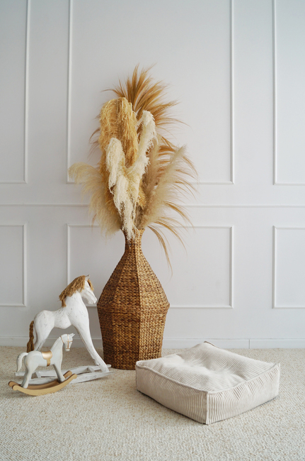 Alice & Fox MISTY Puf, Lys beige Manchester