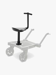 ABC Design Kiddie Ride On 2 Sæde til Ståbræt, Black