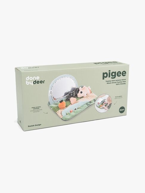 Done By Deer Tiny Farm Tummy Time Mirror Aktivitetslegetøj