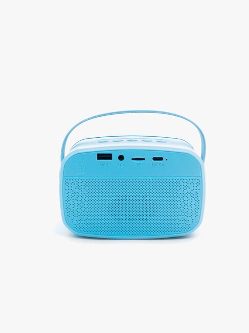 Lalarma Karaokesæt med LED-lys & 2 Mikrofoner, Blå