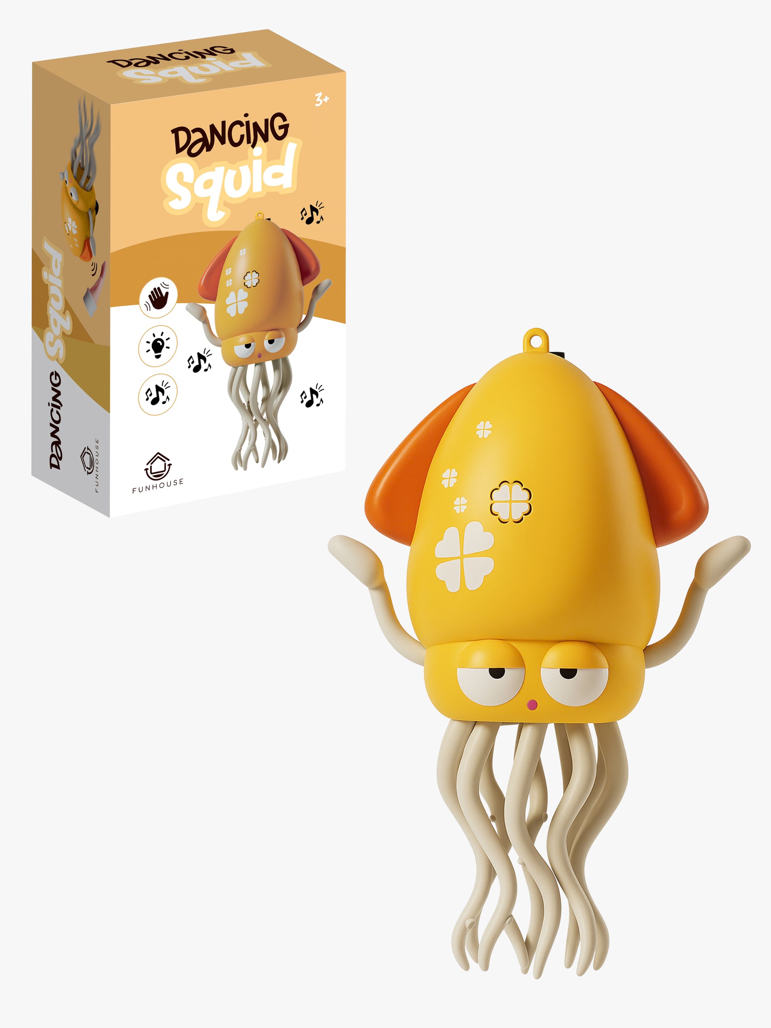 Trend Toys Dansende Blæksprutte, Gul
