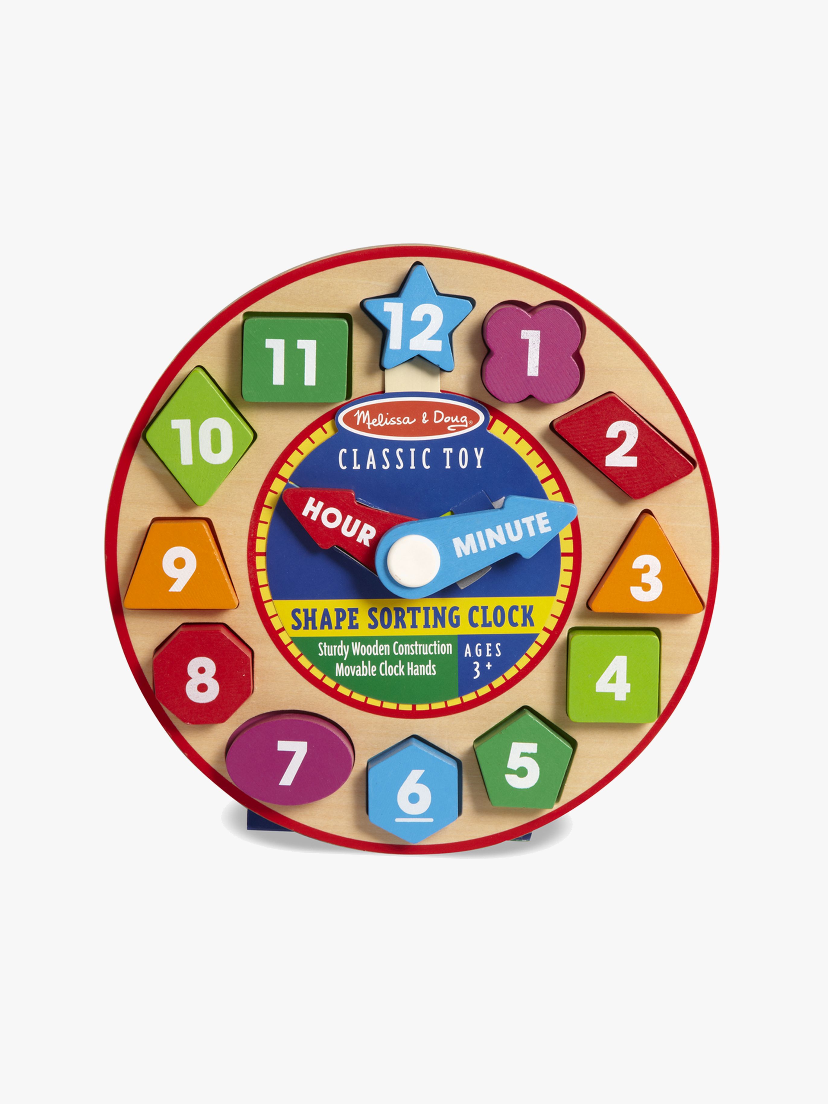 Melissa & Doug Træpuslespil Lær Klokken