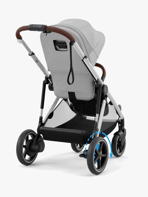 Cybex e-GAZELLE S Klapvogn, Stone Grey/Silver