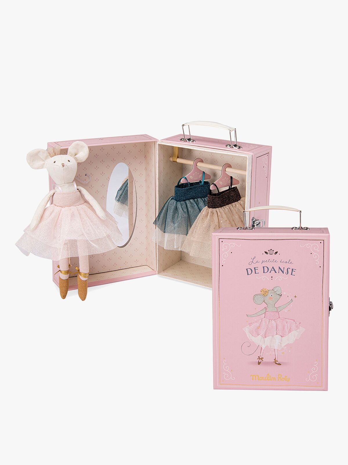 Moulin Roty Garderobetaske med Dukke Suzie