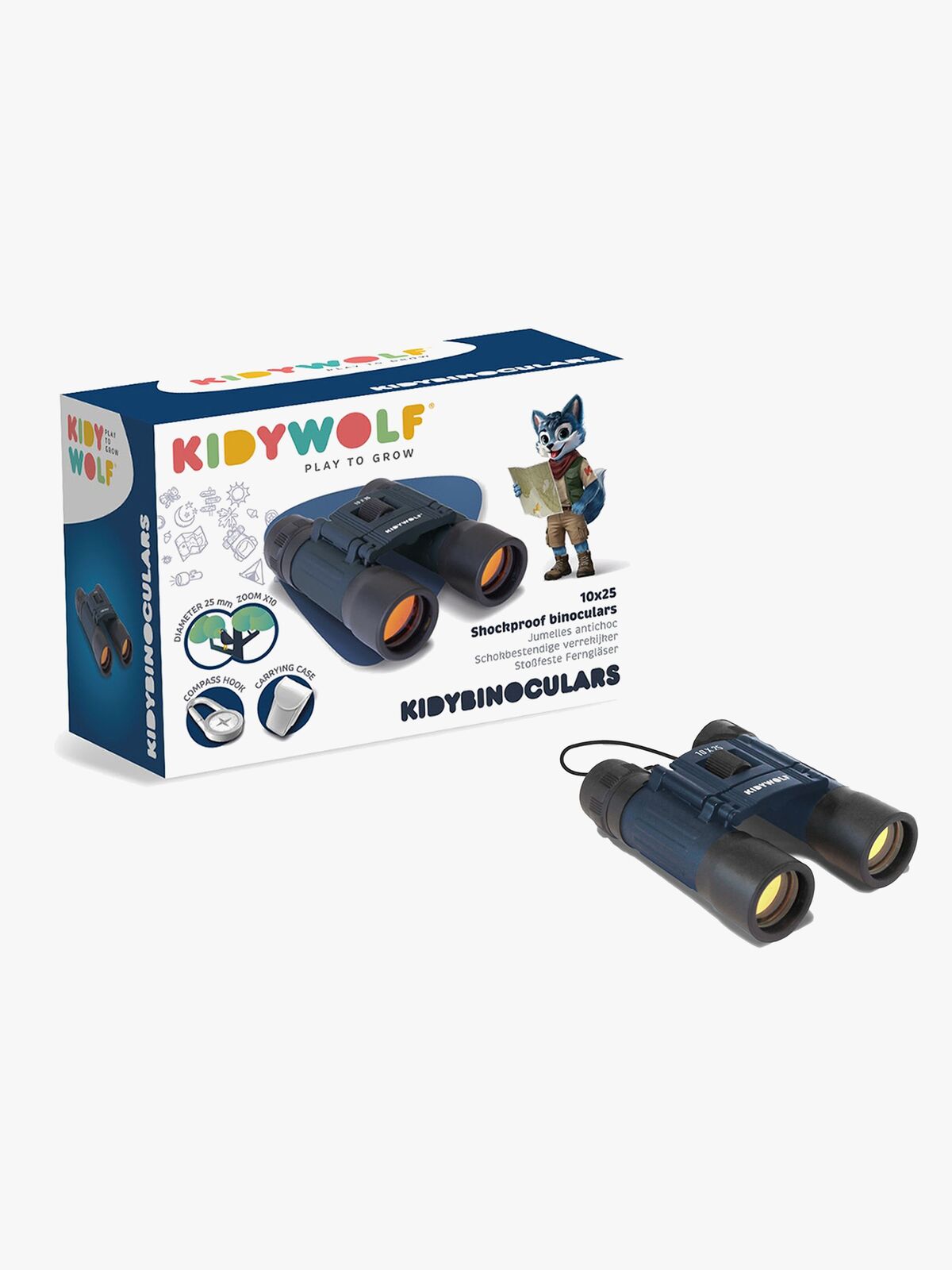 Kidywolf KIDYBINOCULARS Kikkert, Blå