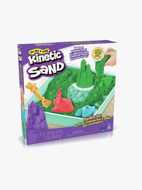 Kinetic Sand Legesæt Sandkasse Grøn