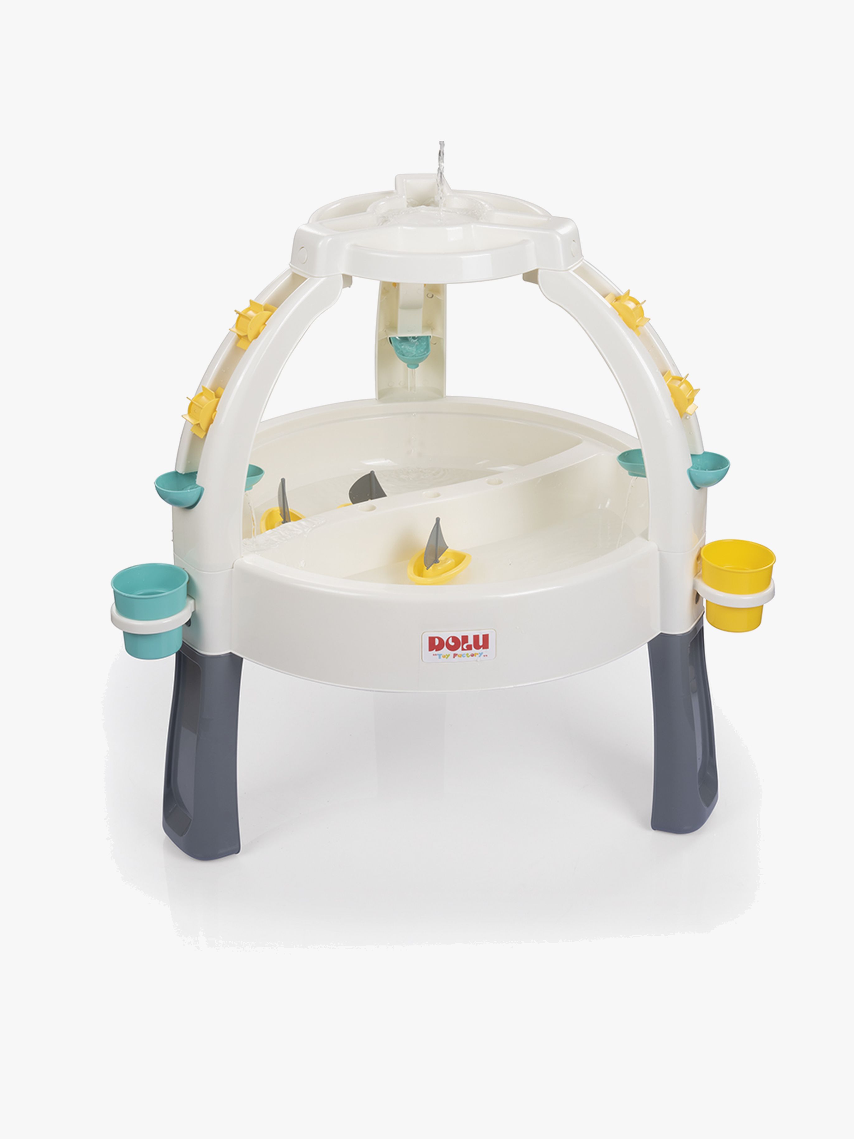 Dolu Fun Fountain Sand & Water Legebord, Hvid