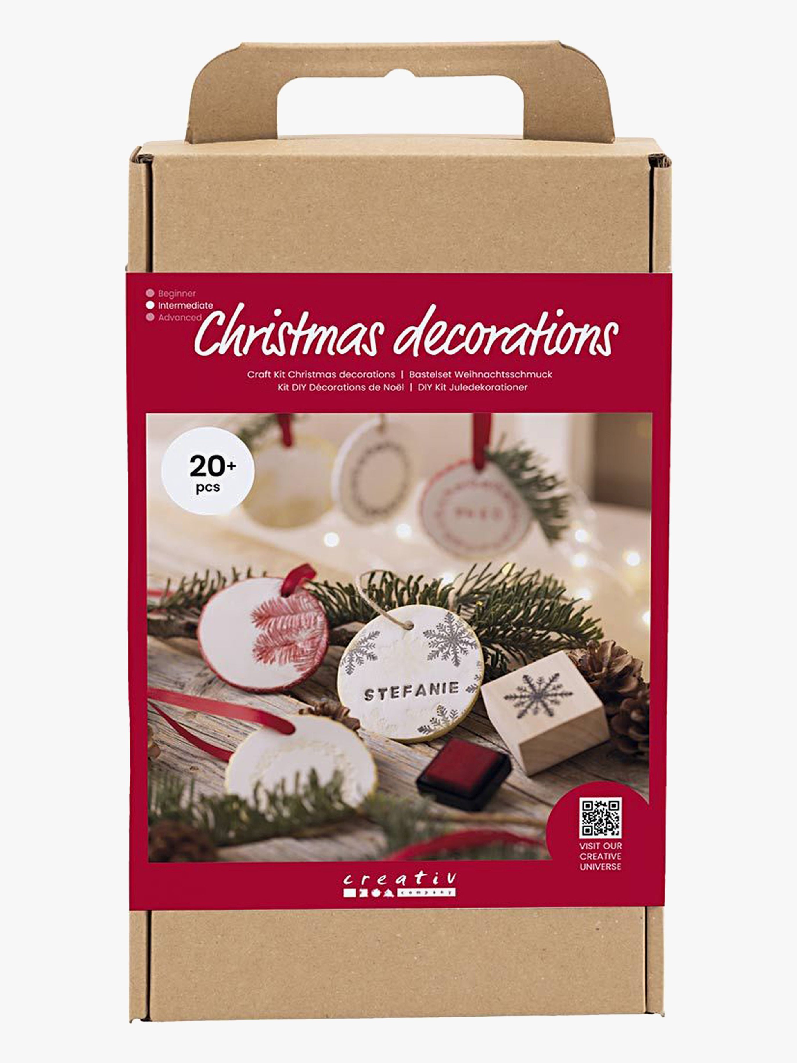 Creativ Company Kreasæt Juledekorationer Selvhærdende Ler DIY