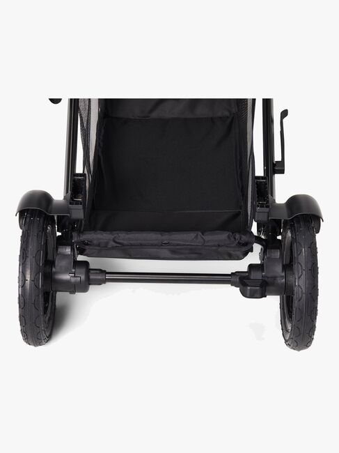 Beemoo Maxi 4 Twin Søskendevogn inkl. Søskendeklapvognsdel, Black/Black