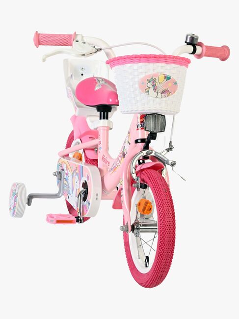 Volare Unicorn Cykel 12 Tommer, Pink