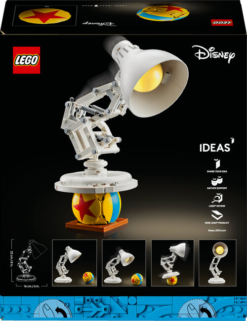 LEGO Ideas 21357 Disney Pixar Luxo Jr.