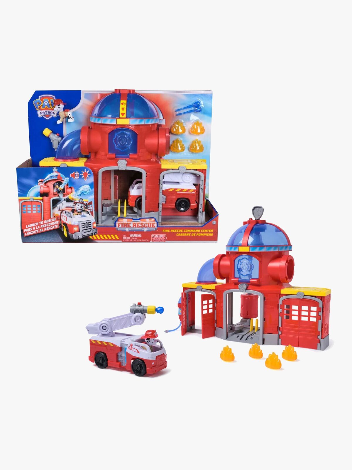 Paw Patrol Fire Rescue Brandstation Legesæt