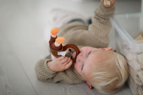 Alfons Åberg Bidelegetøj med Naturgummiring