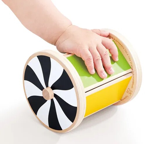 Hape Aktivitetslegetøj Snurrende Tromme med Spejl