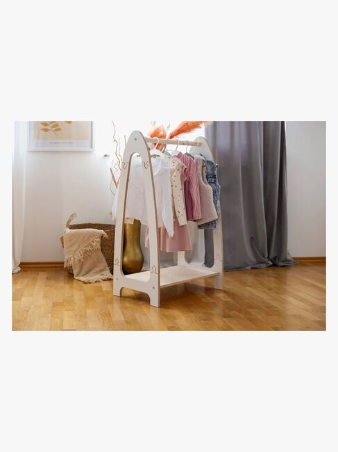 Meowbaby Soft Tøjstativ S, Hvid