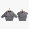 Beemoo CARE Bib Hagesmæk 2-pak, Dark Grey