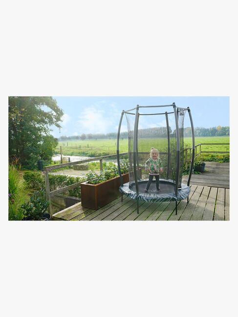 EXIT Tiggy Trampolin m. Sikkerhedsnet 140 cm, Sort