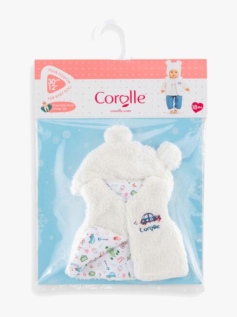 Corolle Dukketøj Hue & Vest 30 cm