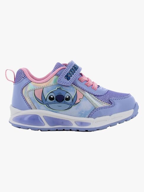 Disney Lilo & Stitch Blinkende Sneakers, Light Blue/Silver