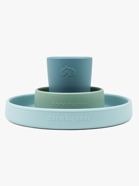 Done By Deer Happy Clouds Børneservicer, Blå