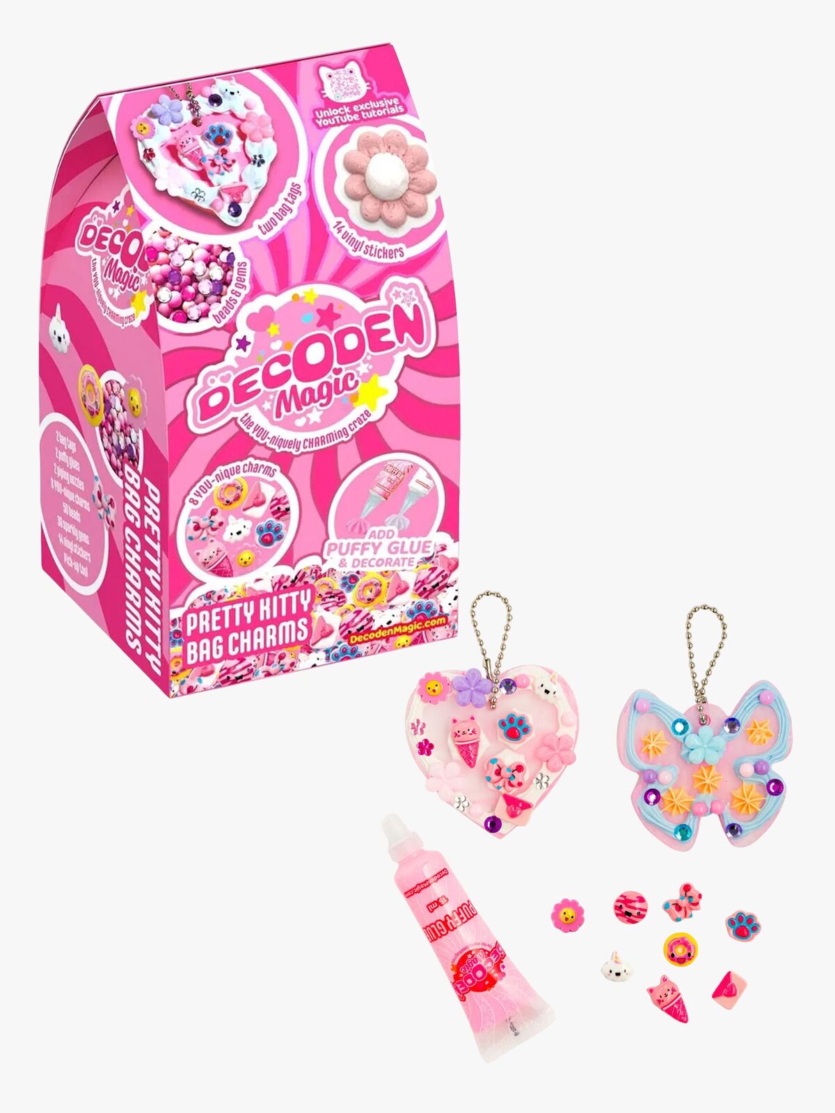 Decoden Magic Mini Pretty Kitty Kreasæt Taskesmykker