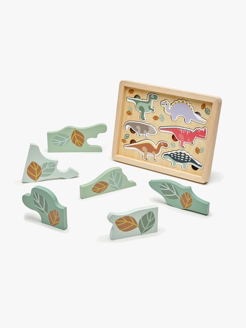 Moover Toys Gemte Dinosaurer Puslespil 6 Brikker