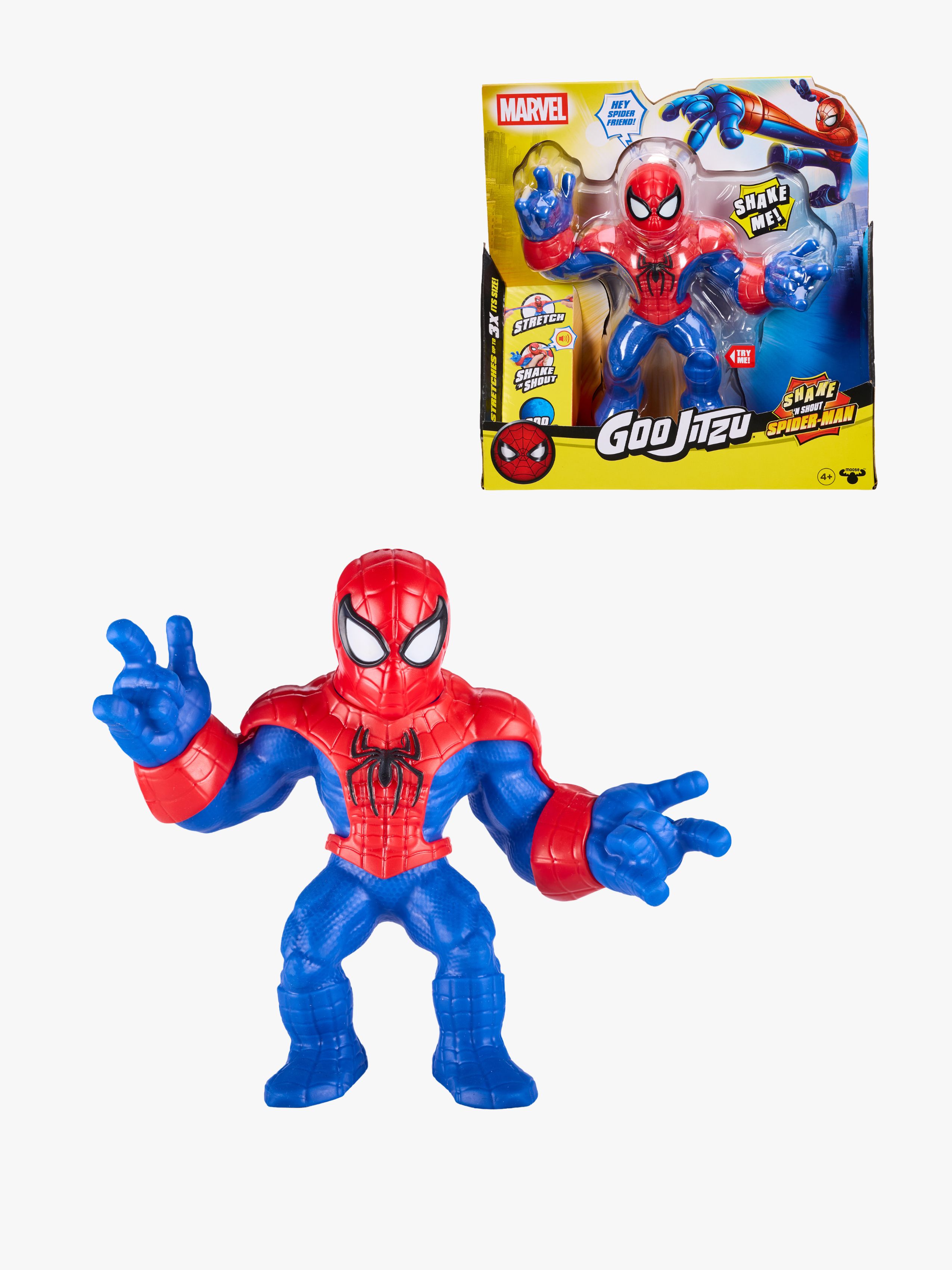Goo Jit Zu Shake &  Shout Actionfigur Spider-Man