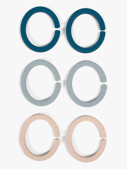 FILIBABBA Ringe Silikone, Blå