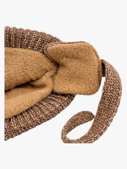 BabyMocs Hue med Øreklapper, Karamell