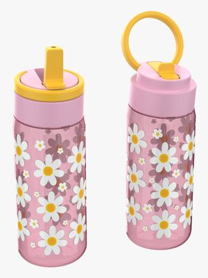 LunchBuddies Daisy Drikkedunk 600 ml, Pink