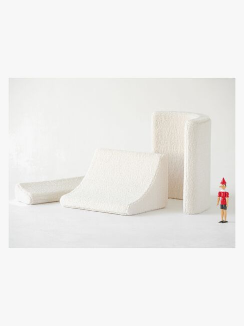 Wigiwama Måne Lænestol, Cream White