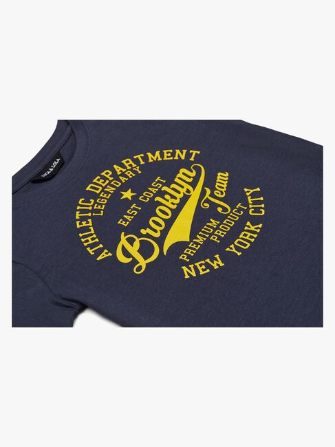 Luca & Lola Paulo T-Shirt 2-pak, Navy/Grey Melange