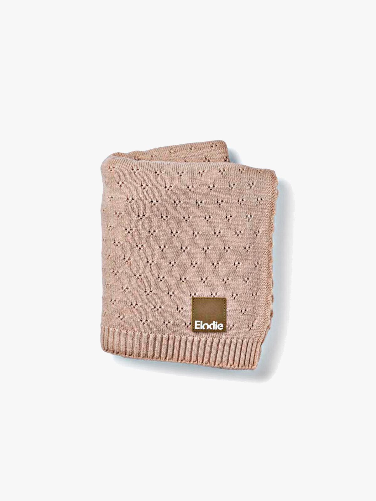 Elodie  Pointelle-strikket Tæppe 100x75, Blushing Pink