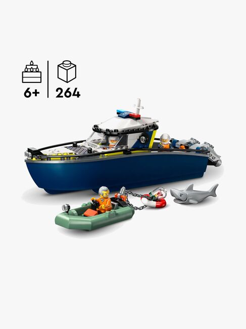 LEGO City 60456 Politibåd på forbryderjagt