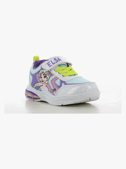 Disney Frozen Blinkende Sneakers, White/Light Blue