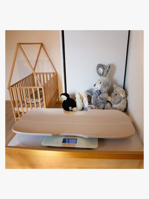 bblüv 2-i-1 Digitalt Babyvægt, Beige