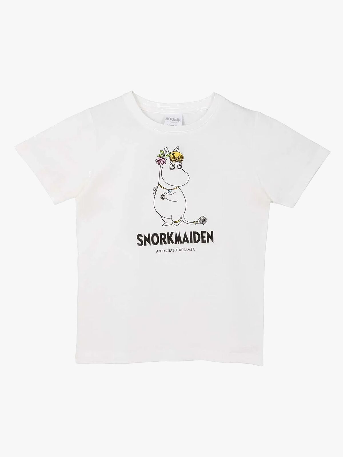 Mumitroldene Karakter Snorkfrøkenen T-shirt, Hvid