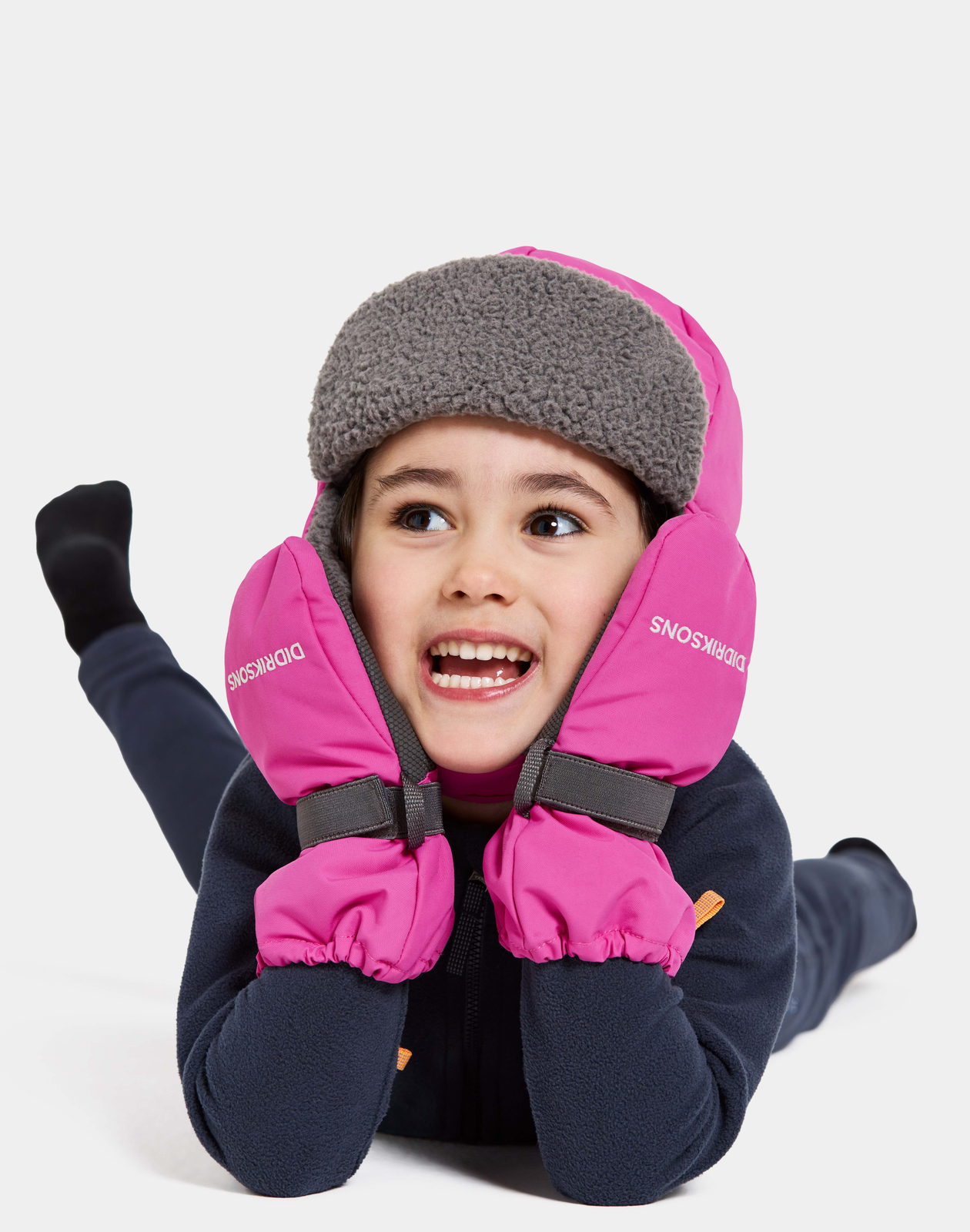 Didriksons Biggles Zip Vanter, Plastic Pink