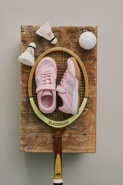 Hummel Multiplay Stable Jr Træningssko, Pink-A-Boo