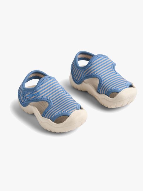 Wheat Bani Sandaler, Blue/Swim Stripe