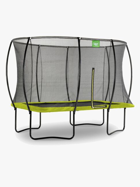 EXIT Silhouette Trampolin inkl. Sikkerhedsnet 214x305 cm, Grøn