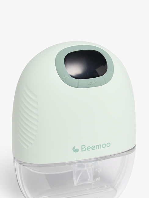 Beemoo CARE Wearable Slim Elektrisk Brystpumpe Dobbelt, Soft Green