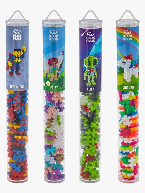 Plus-Plus Byggesæt med Bundplade & Tube Figurer 4x100 Dele