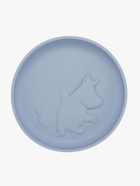 Mumitroldene Spisesæt Silikone, Sky Blue