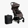 Beemoo Easy Fly Lux 4 Klapvogn inkl. Padded Transporttaske, Gull Grey