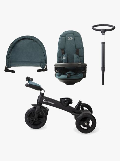 Kinderkraft EASYTWIST Midnight Trehjulet Cykel, Grøn