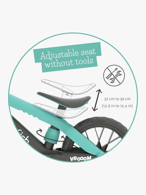 Chillafish BMXie Vroom Løbecykel, Mintgrøn