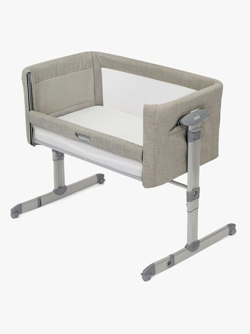 Joie Roomie Glide Bedside Crib og Weekendseng, Almond
