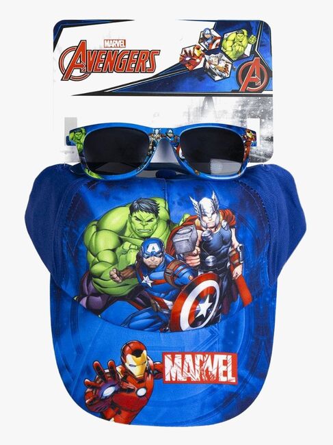 Marvel Avengers Kasket & Solbriller, Blå